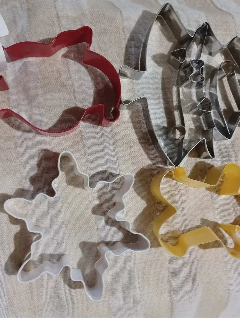 Target Holiday Cookie Cutter Set in Red, White, Yellow, Silver